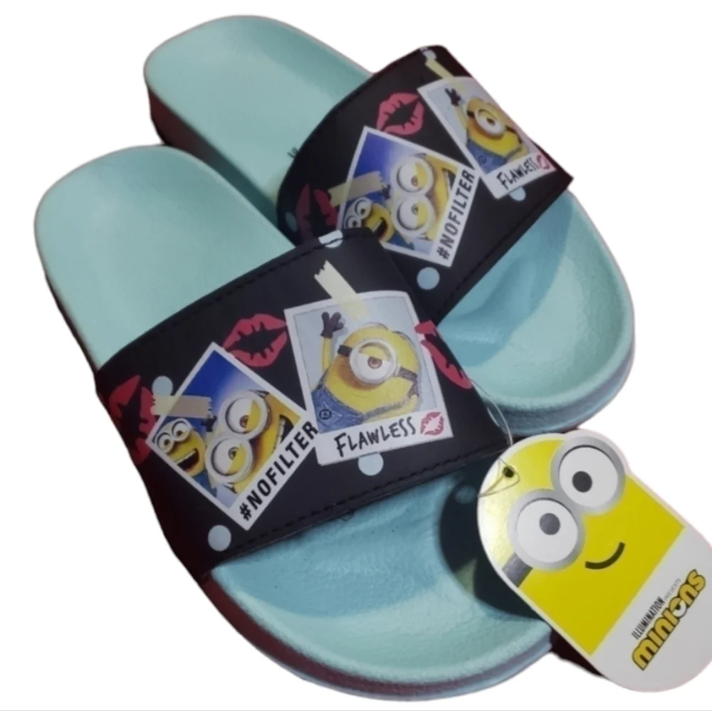 minions animated sandals for girls size 2